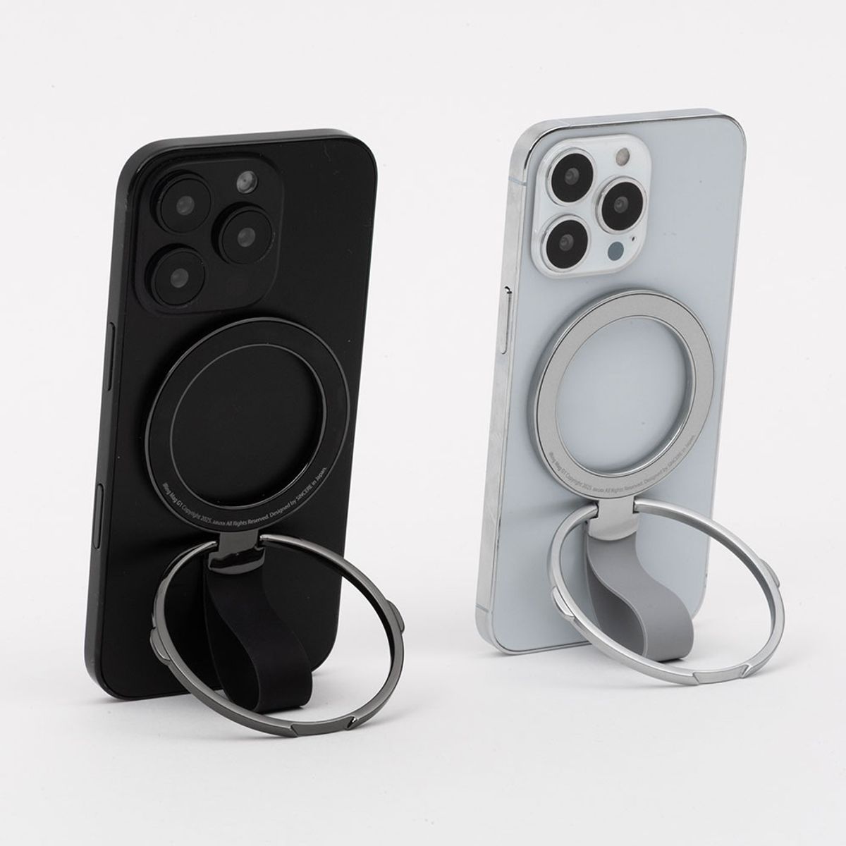 아이링(IRING) 아이링 G1 맥세이프 그립 톡 홀더 양면 자석 실리콘 밴드 핸드폰 거치대