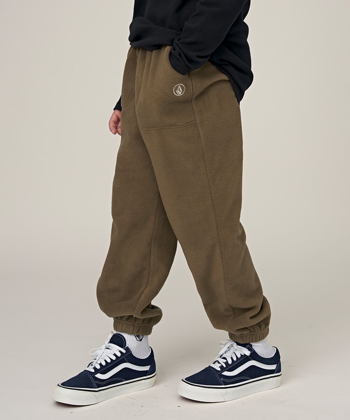 볼컴 키즈(VOLCOM KIDS) 스톤 플리스 조거팬츠 D5W006