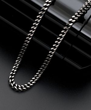 큐브 링크 박스 체인 4.0mm BM257N1094 남자 목걸이