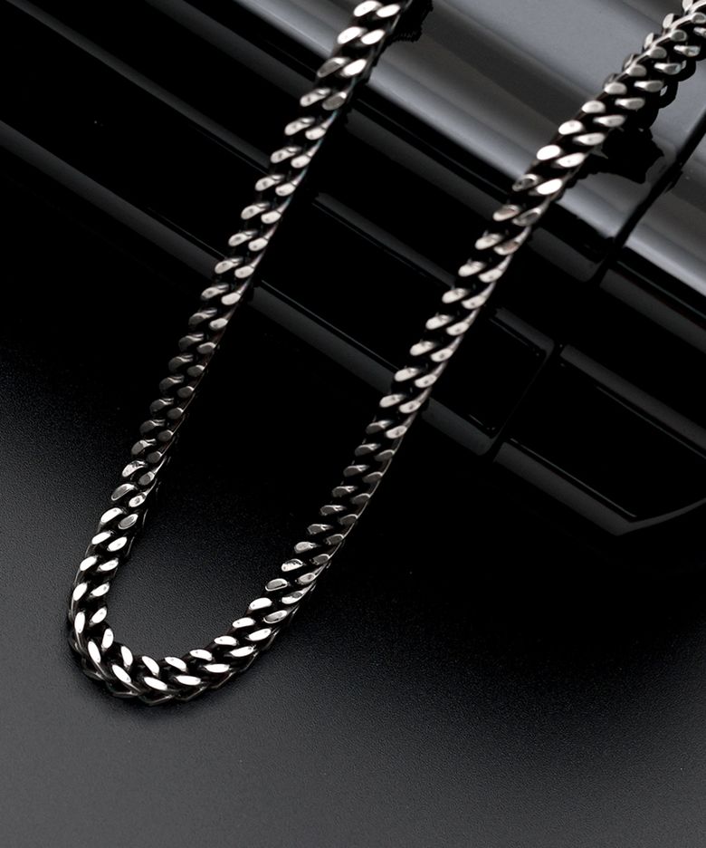 큐브 링크 박스 체인 4.0mm BM257N1094 남자 목걸이