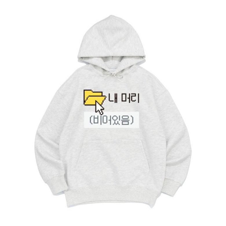 [후드티 비어있음]남여공용 오버핏