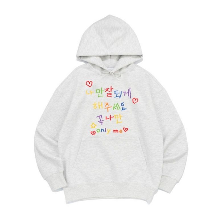 [후드티 행운내꺼]남여공용 오버핏