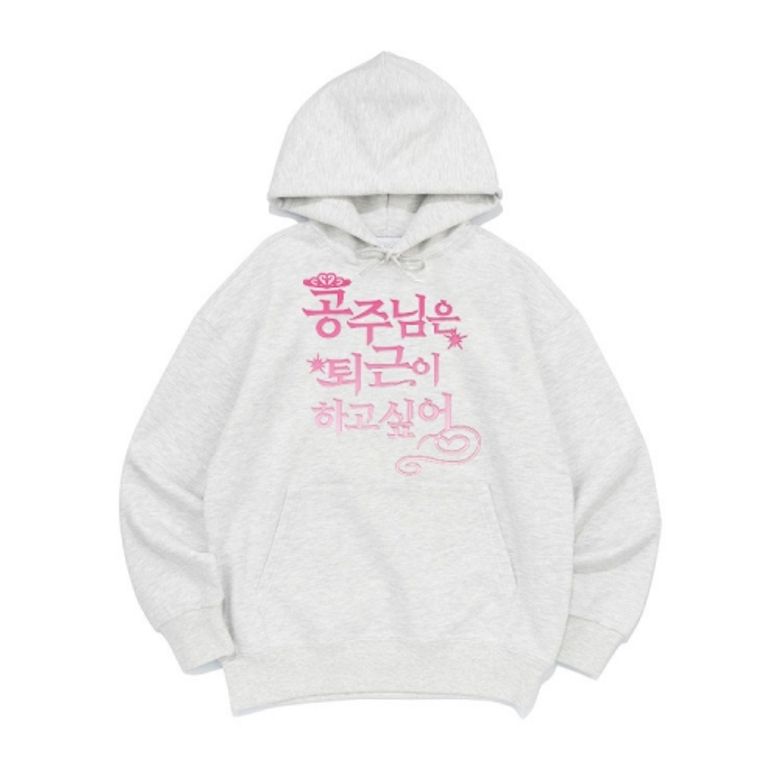 [후드티 공주퇴근]남여공용 오버핏