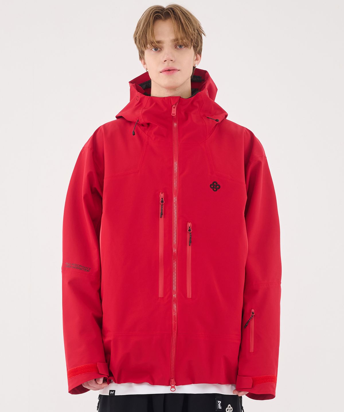 돌아우터웨어(DOLL OUTERWEAR) 2526 3L 이보크 자켓 RED 남녀공용