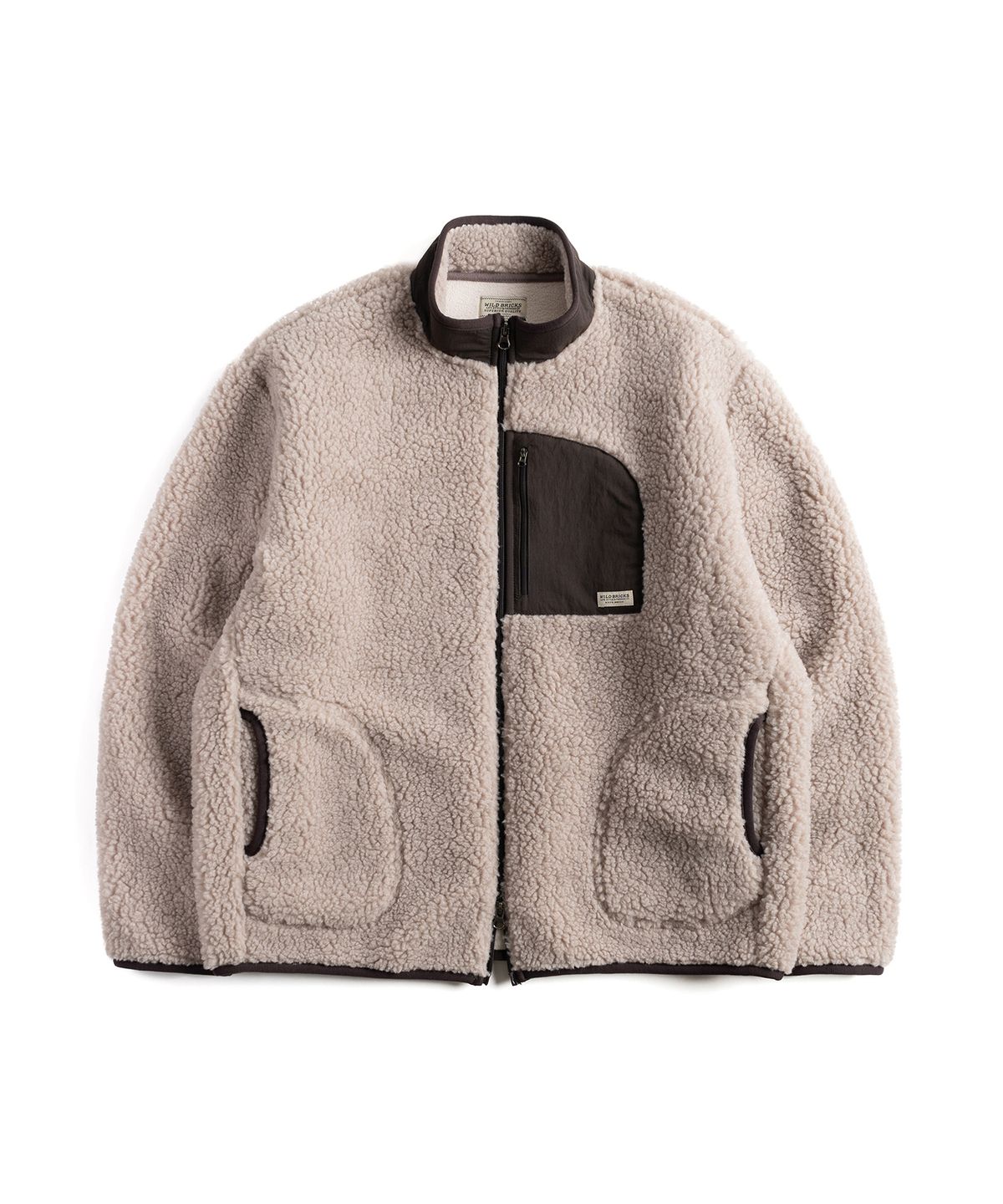 와일드 브릭스(WILD BRICKS) W24 FLEECE JACKET (oatmeal)
