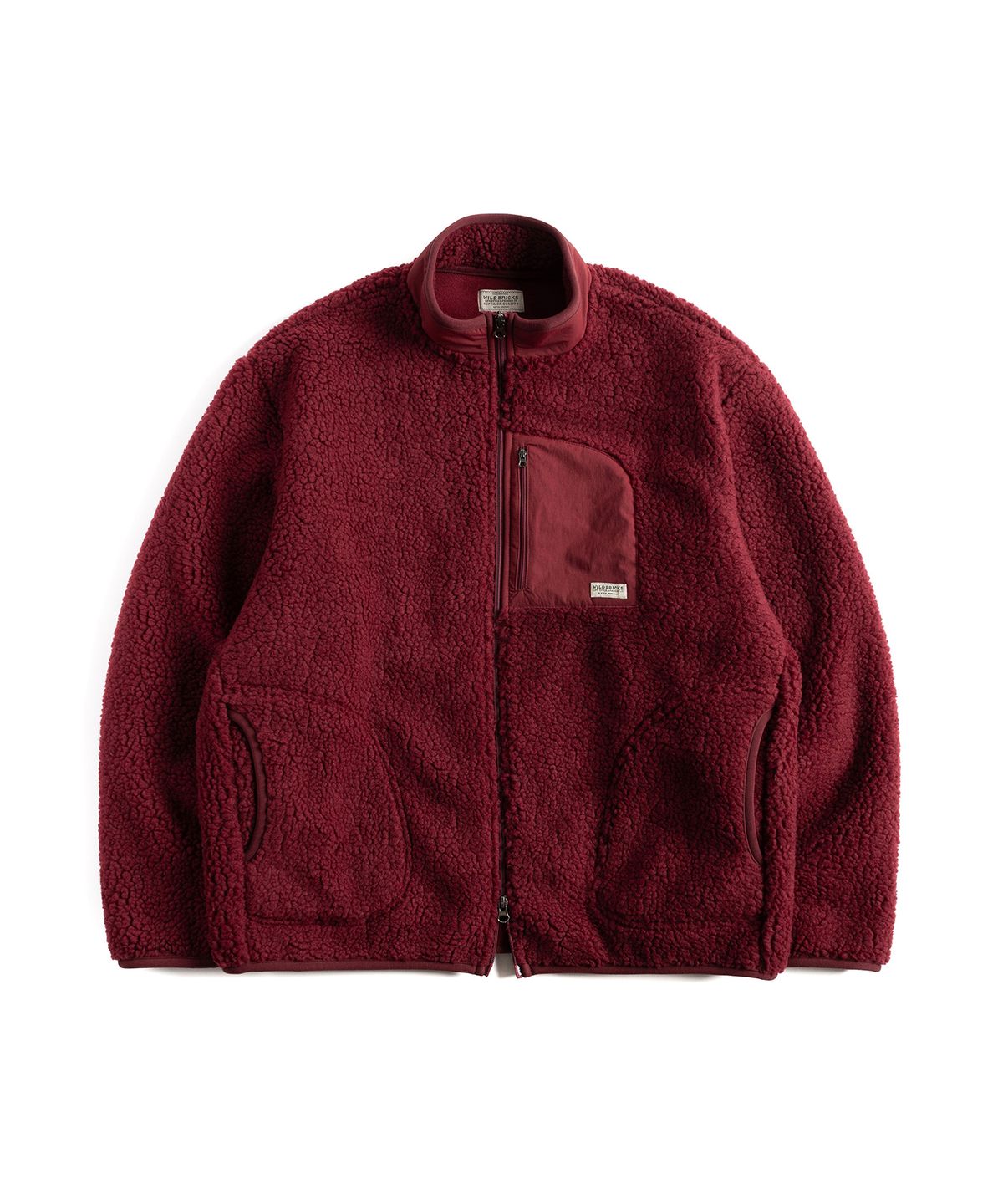 와일드 브릭스(WILD BRICKS) W24 FLEECE JACKET (red)