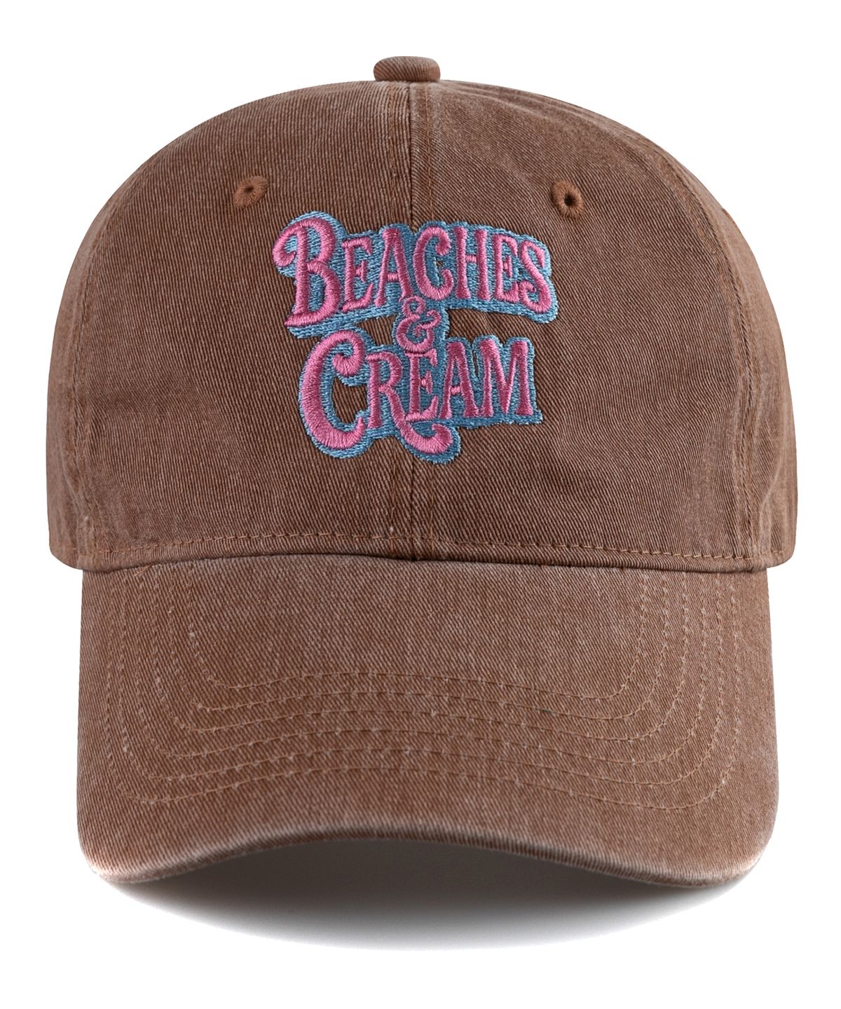 비치스앤크림(BEACHESANDCREAM) Shadow Pigment Ball cap-Red Brown