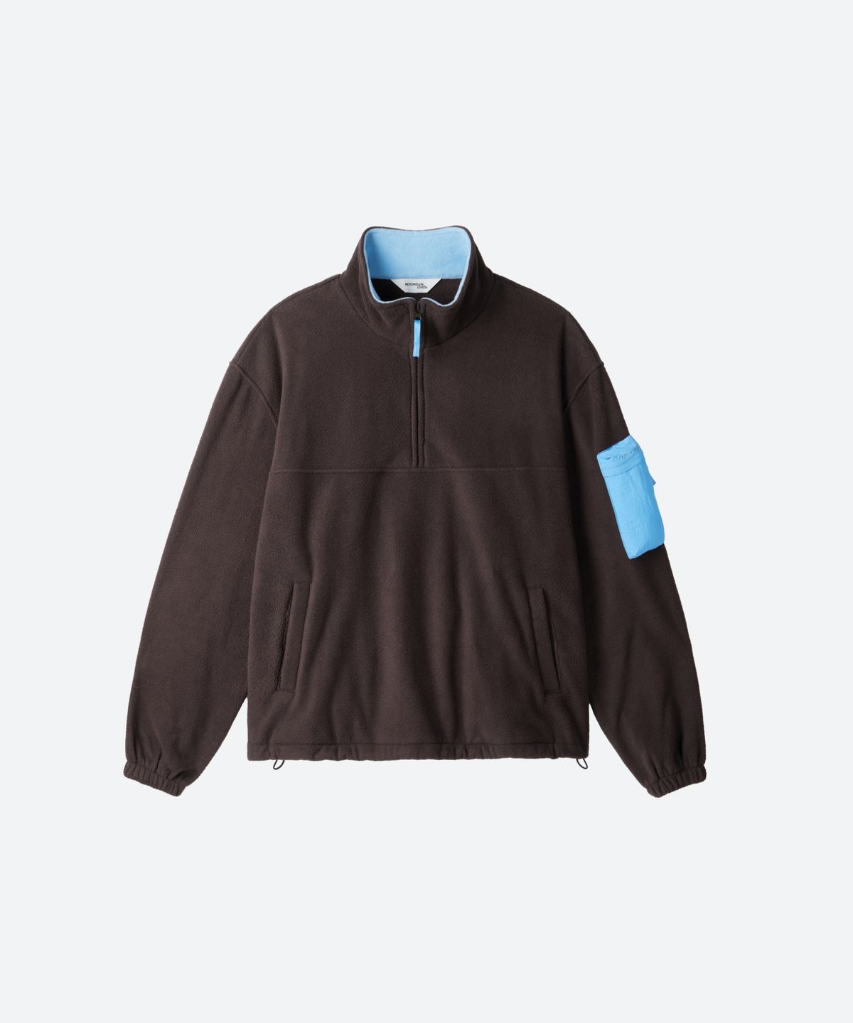 문선 아카이브(MOONSUN ARCHIVE) M.C UNISEX, Half Zip-up Fleece / Brown