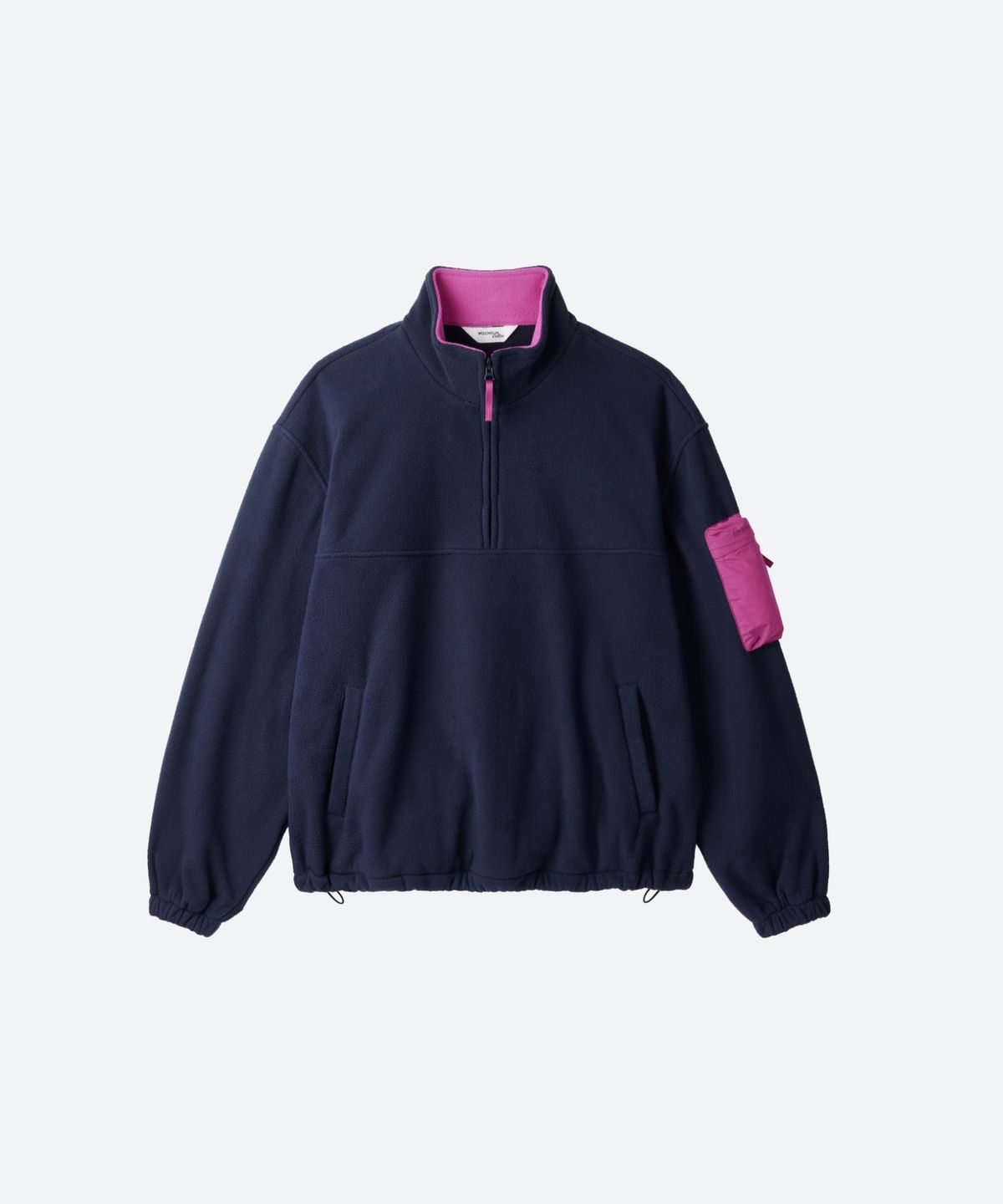 문선 아카이브(MOONSUN ARCHIVE) M.C UNISEX, Half Zip-up Fleece / Navy