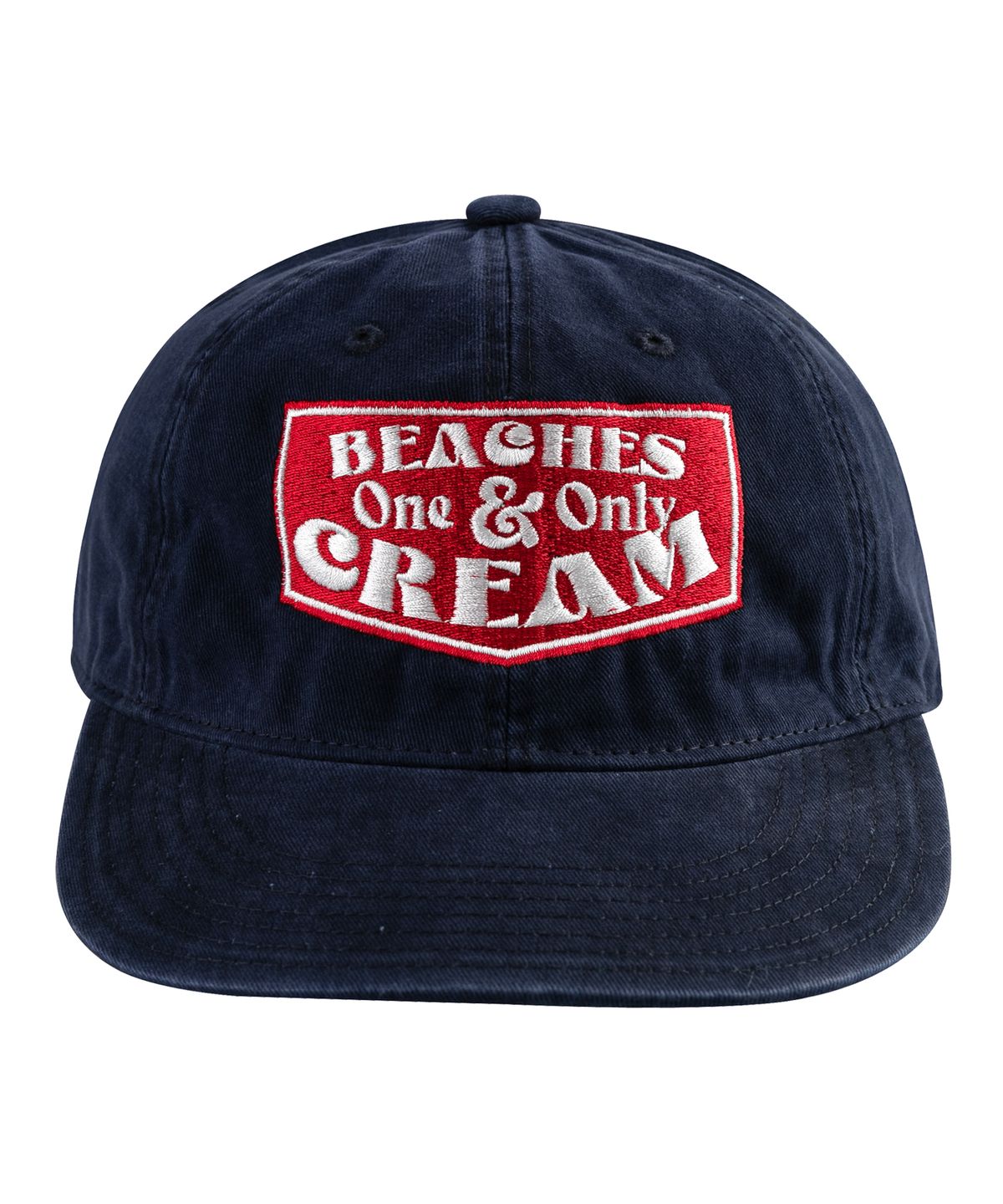 비치스앤크림(BEACHESANDCREAM) One Only Plat-Ball cap-Navy