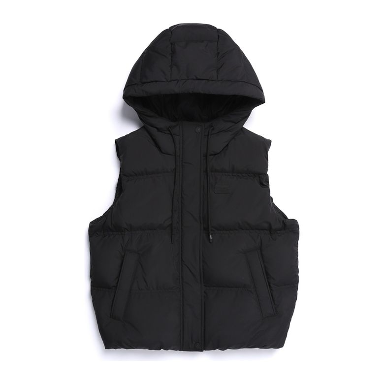 N254WDV940 여성 크라사 후디 덕다운 베스트 BLACK