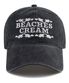 Love Piece Cation Ball cap-Charcoal