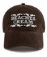 Love Piece Cation Ball cap-Brown