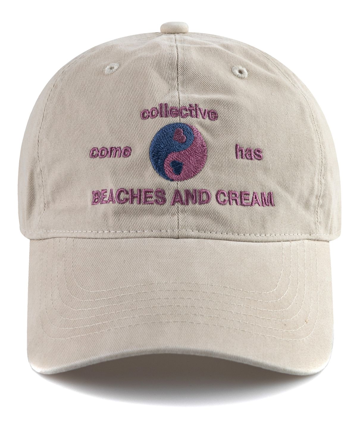 비치스앤크림(BEACHESANDCREAM) Collective Cation Ball cap-Light Beige