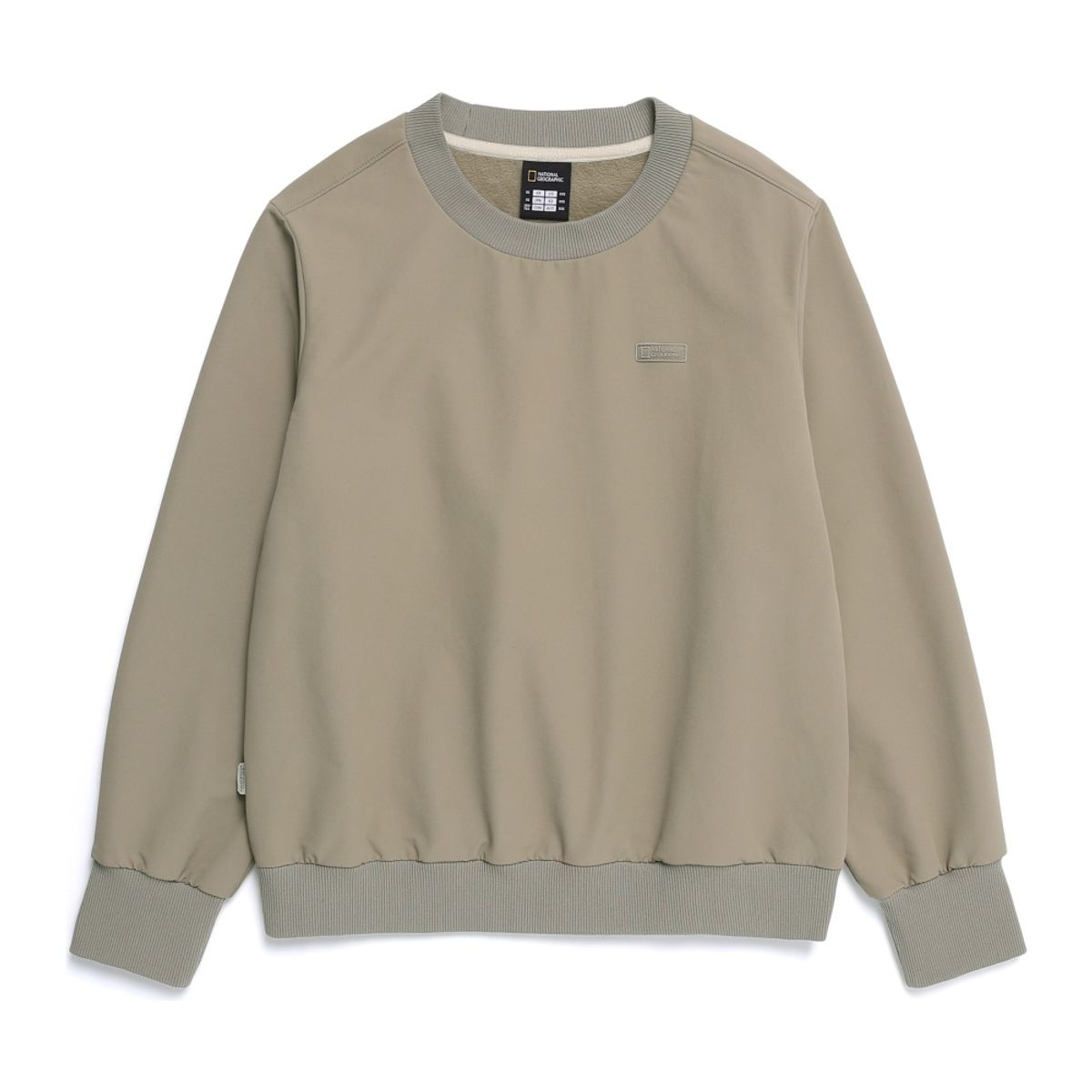 내셔널지오그래픽(NATIONALGEOGRAPHIC) N254WSW950 여성 아르켈론 더블웜 맨투맨 OAK BEIGE