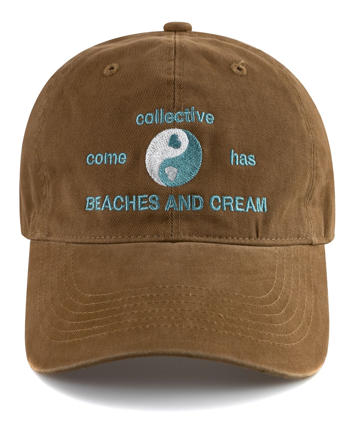 비치스앤크림(BEACHESANDCREAM) Collective Cation Ball cap-Beige