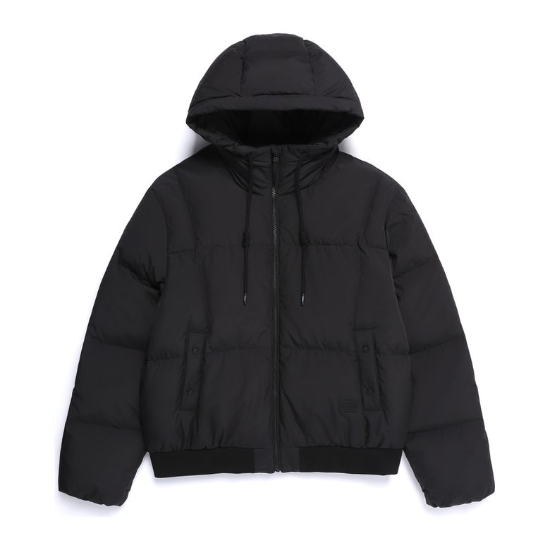 N254WDW040 여성 블루종 덕다운 점퍼 BLACK