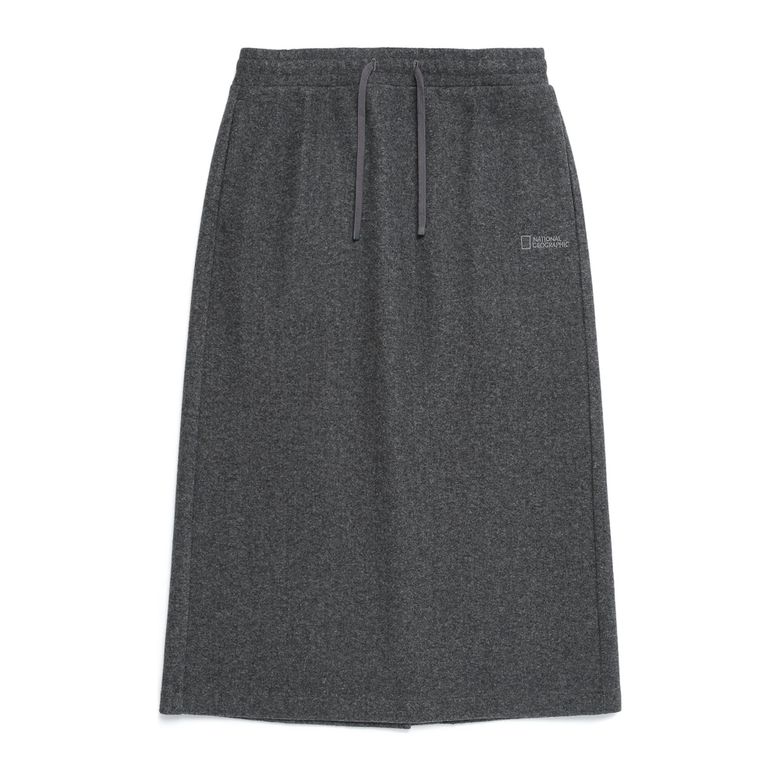 N254WSK810 여성 글리제 스커트 CHARCOAL