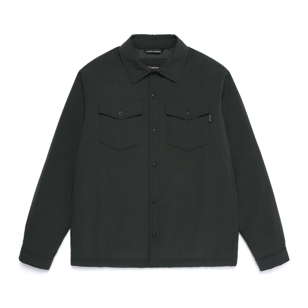 내셔널지오그래픽(NATIONALGEOGRAPHIC) N254UPD020 셔츠 패딩 점퍼 WOOD GREY