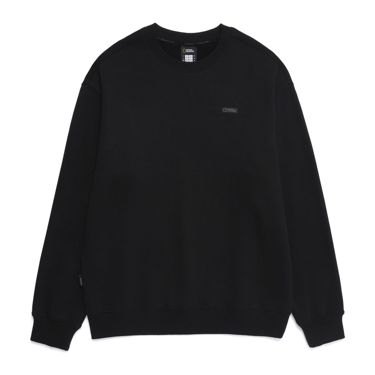 내셔널지오그래픽(NATIONALGEOGRAPHIC) N254USW230 머레이 그래픽 맨투맨 BLACK