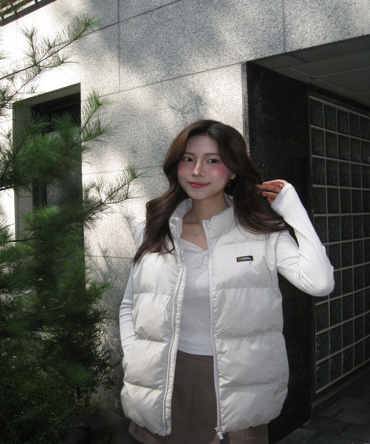 내셔널지오그래픽(NATIONALGEOGRAPHIC) N254UPV902 패딩 베스트 L/GREY