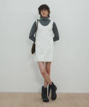 MJ Cotton Lace Dress / White