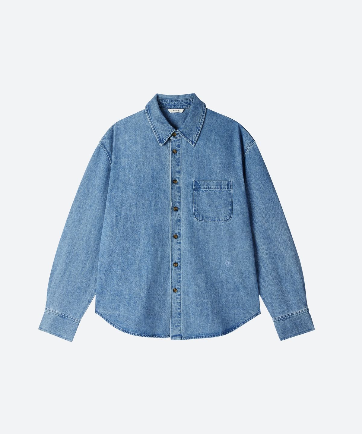 문선 아카이브(MOONSUN ARCHIVE) Classic Denim shirt / Light indigo
