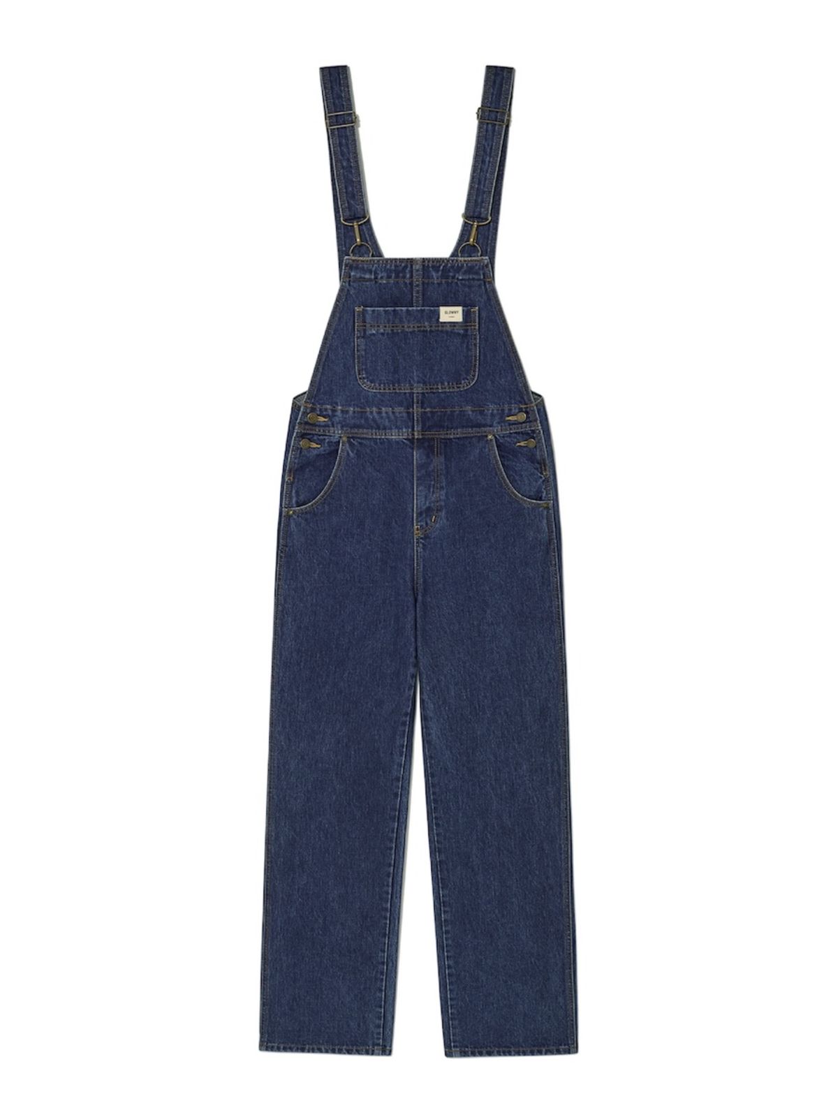 글로니(GLOWNY) THE JANE OVERALLS (MID BLUE)