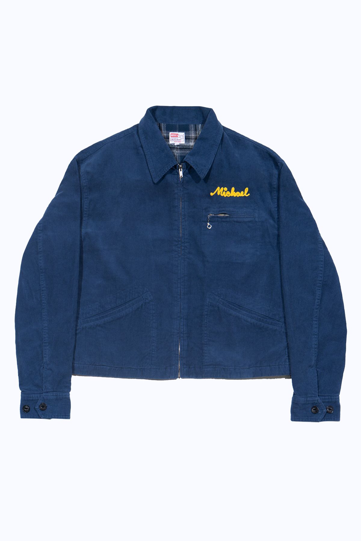 더 긱스(THE GEEKS) Corduroy work jacket (Michael) - Navy