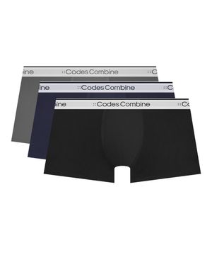 화이트밴딩 톤온톤로고 퓨징 드로즈 3PACK