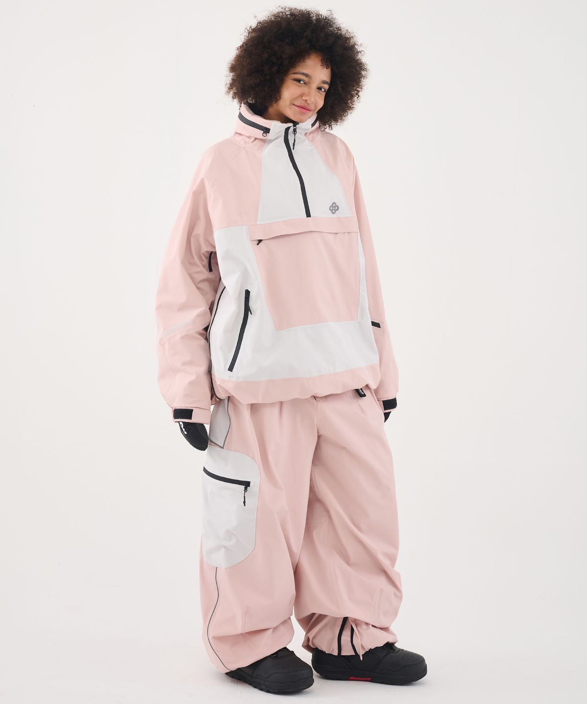 돌아우터웨어(DOLL OUTERWEAR) 2526 듀 자켓&팬츠 세트 PINK 남녀공용