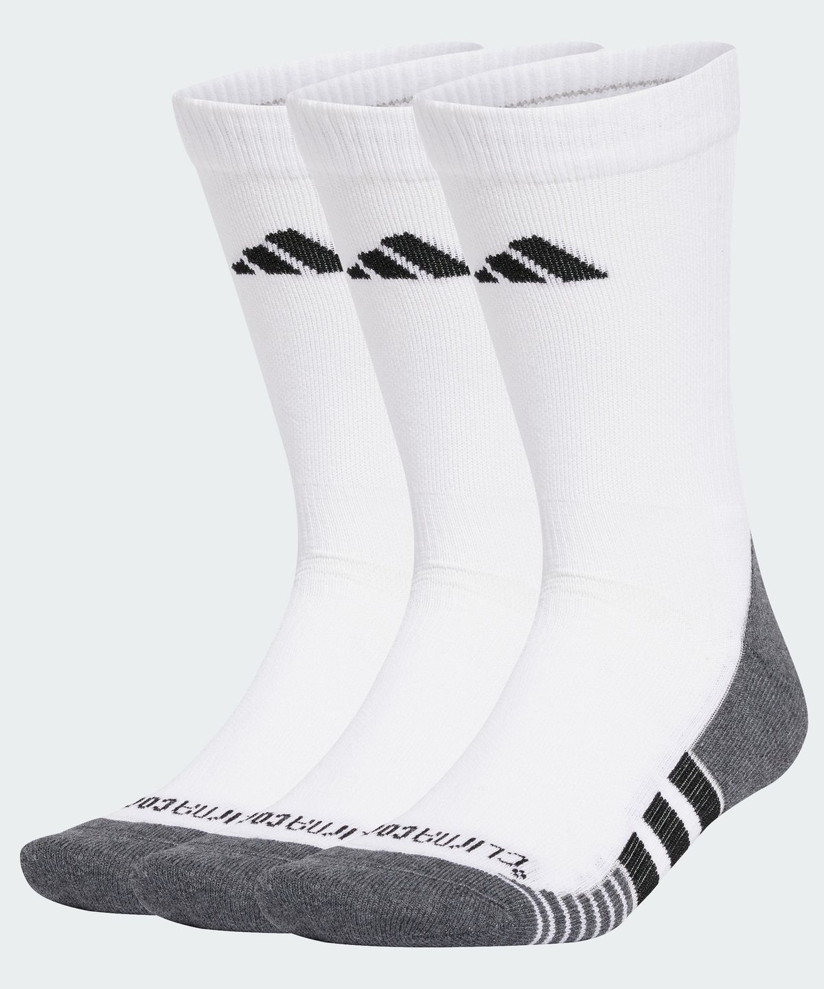 아디다스(ADIDAS) 퍼포먼스 클라이마쿨 쿠션드 크루 삭스 3P JD9575