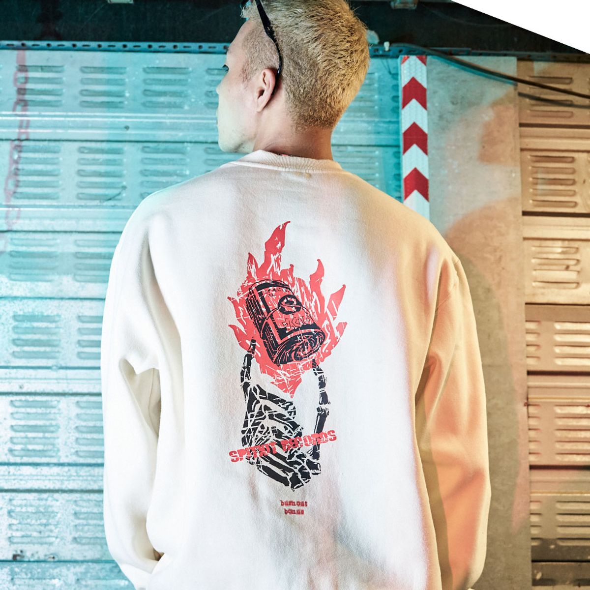 스핏싯(SPITXIT) BURNOUT BONUS 맨투맨 3color