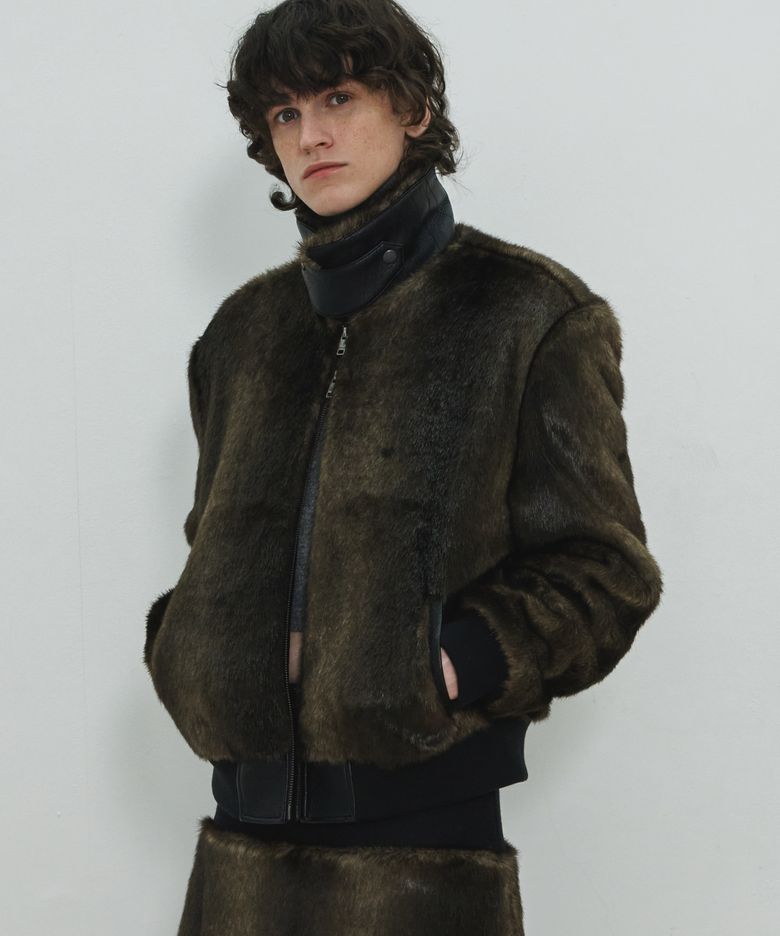 UNISEX, Mink Fur Blouson Jacket / Brown