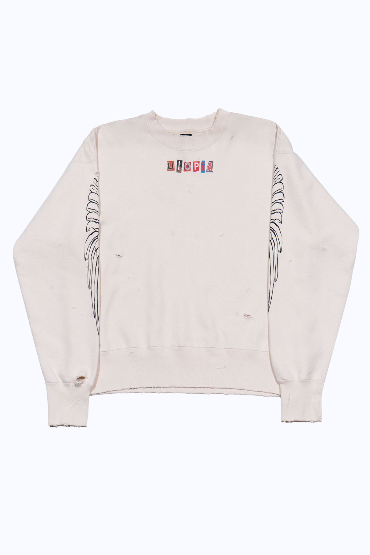 더 긱스(THE GEEKS) Utopia sweat shirt - Natural