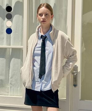 UNI 플러피 플리스 레귤러핏 집업 자켓(4컬러) LZJP7101