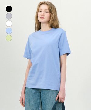 UNI 면 20수 레귤러핏 반팔티셔츠(5컬러) LATS0115