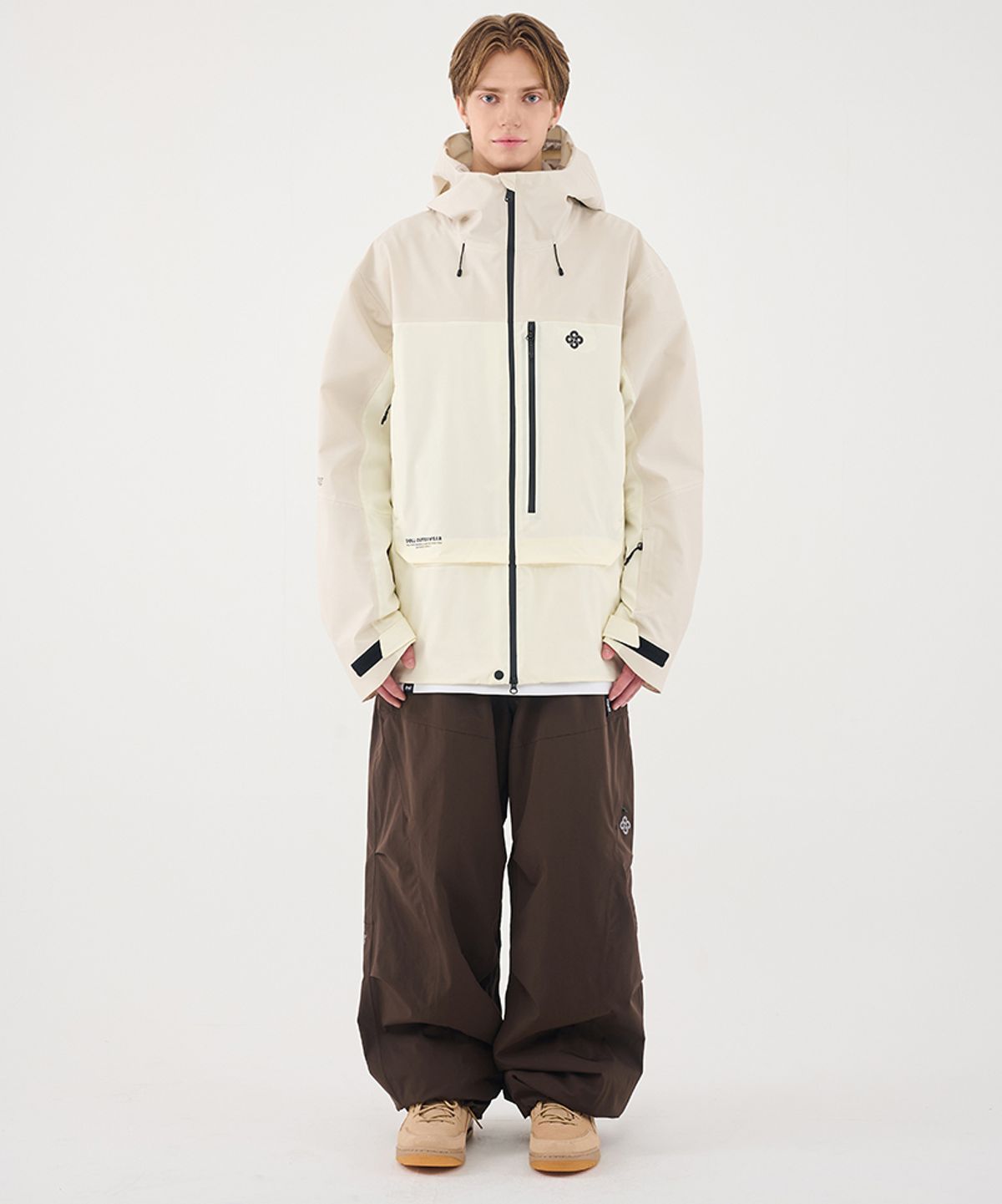 돌아우터웨어(DOLL OUTERWEAR) 2526 시마 자켓(3L)&팬츠 세트 IVORY 남녀공용