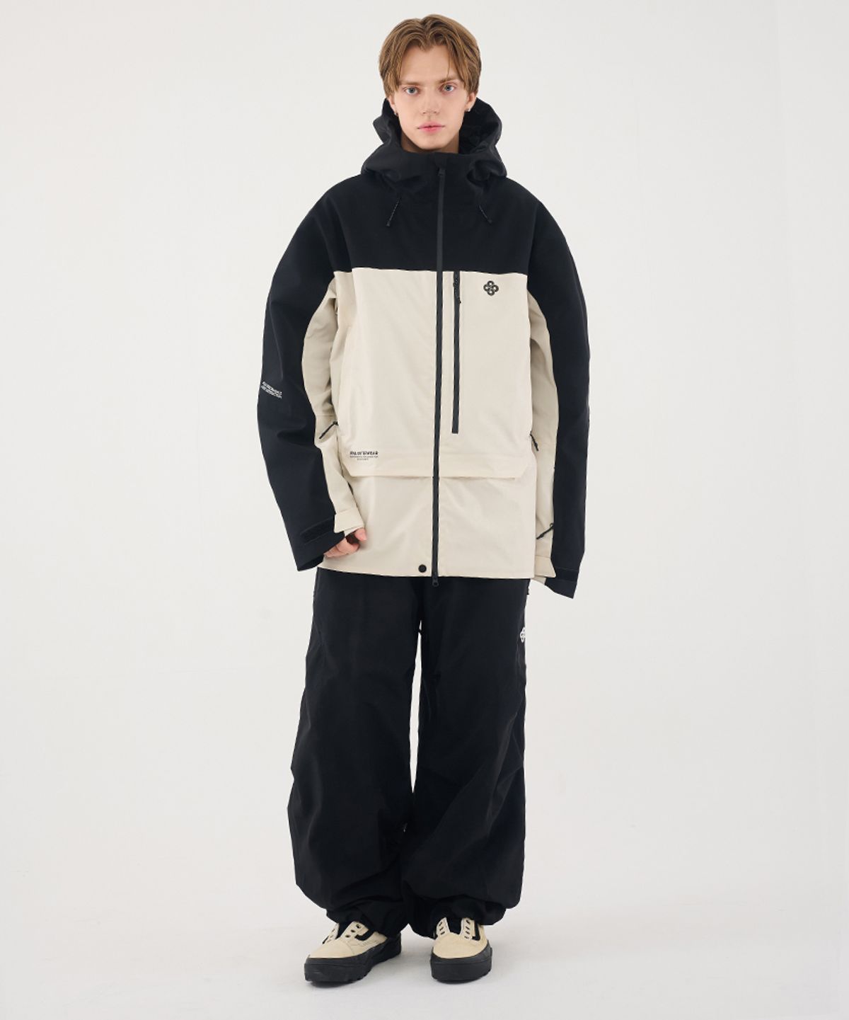 돌아우터웨어(DOLL OUTERWEAR) 2526 시마 자켓(3L)&팬츠 세트 BLACK 남녀공용