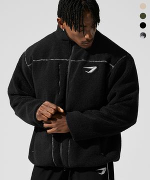 절개 쉐르파 플리스 자켓_4color