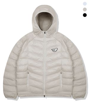 절개 라이트 후디 패딩 자켓_3color