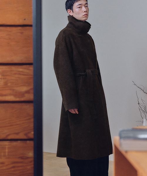 MUSINSA公式 | MALEN ユニセックスグレインハンドメイドコートブラック