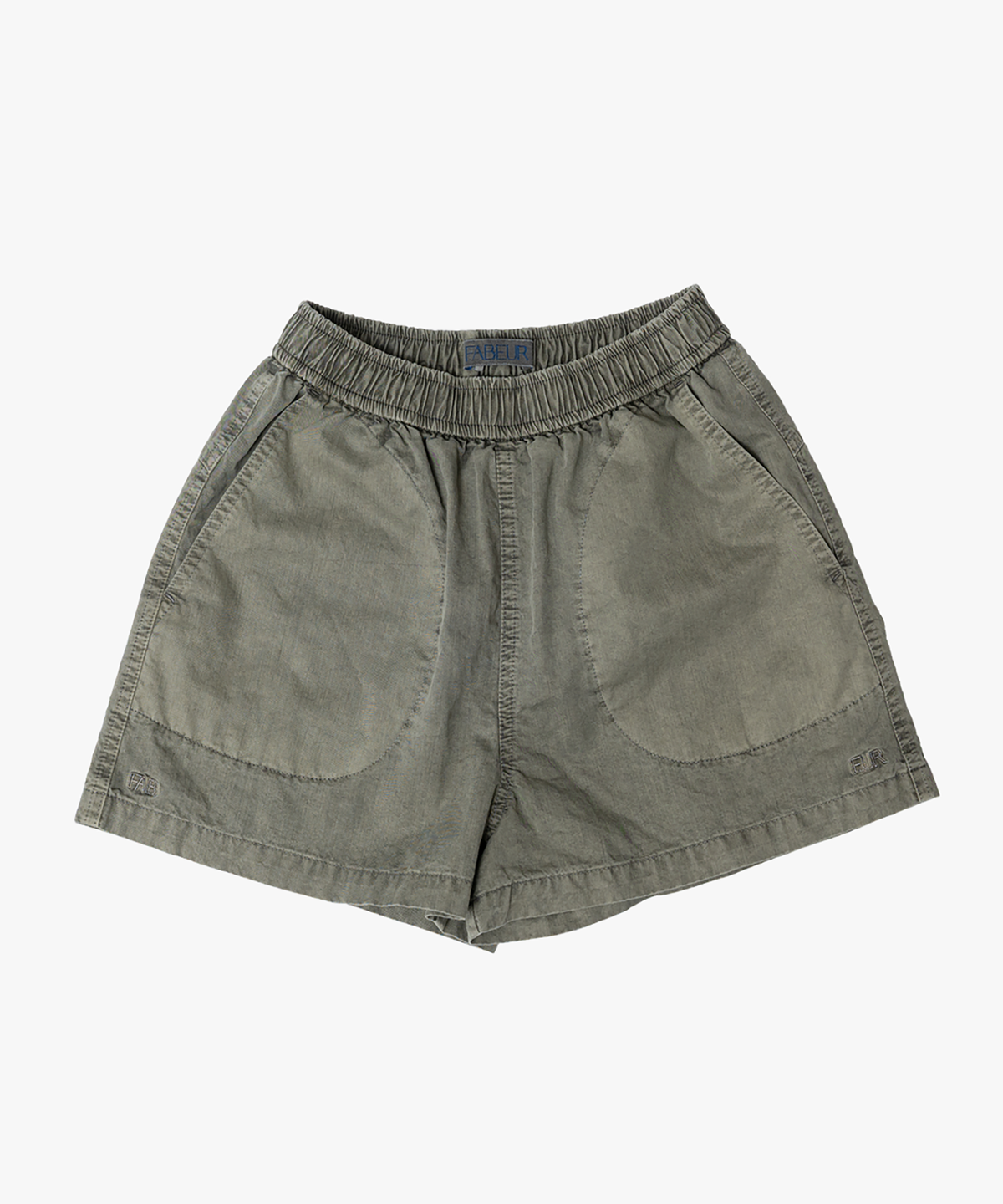 파버(FABEUR) COTTON SHORTS (MOSS GREEN)