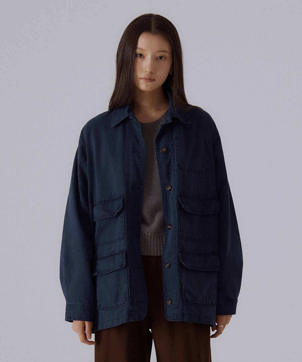 실른(SILN) Urban utility Jacket (NAVY)