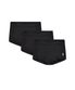 [3PACK] 여성 네모 팬티 블랙 세트 4P0712