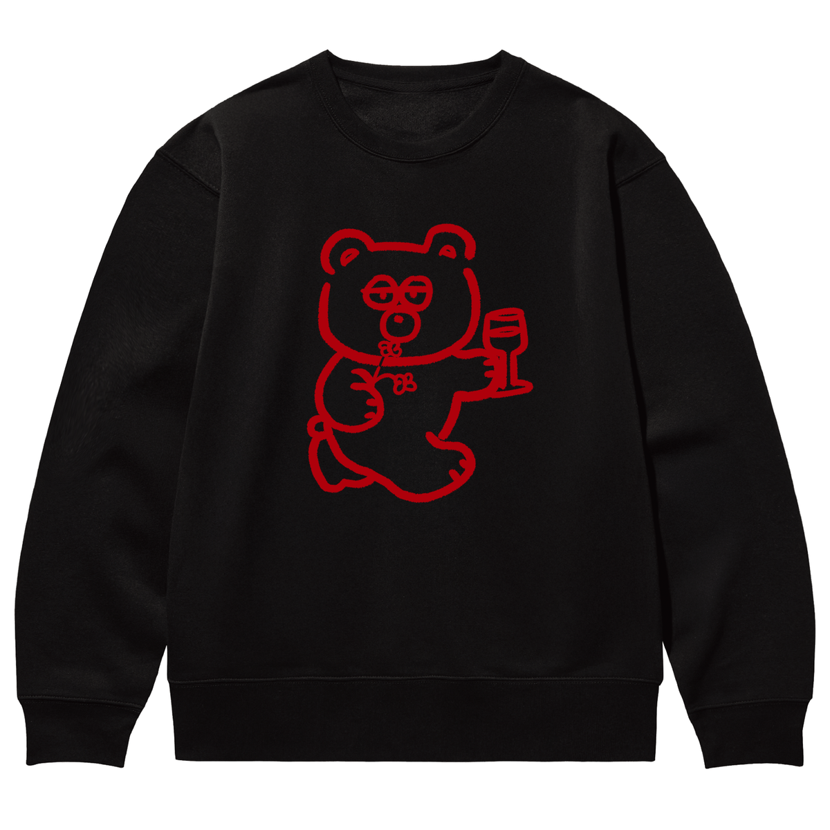 어썸어스(AWESOMEUS) A DRUNK BEAR SWEAT SHIRTS_4 COLOR