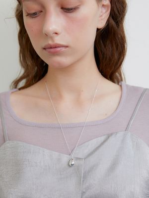 [Silver 925]Dew Long Necklace