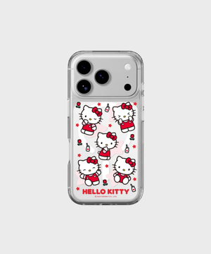 헬로키티 패턴 맥세이프 케이스 for iPhone 17 Series