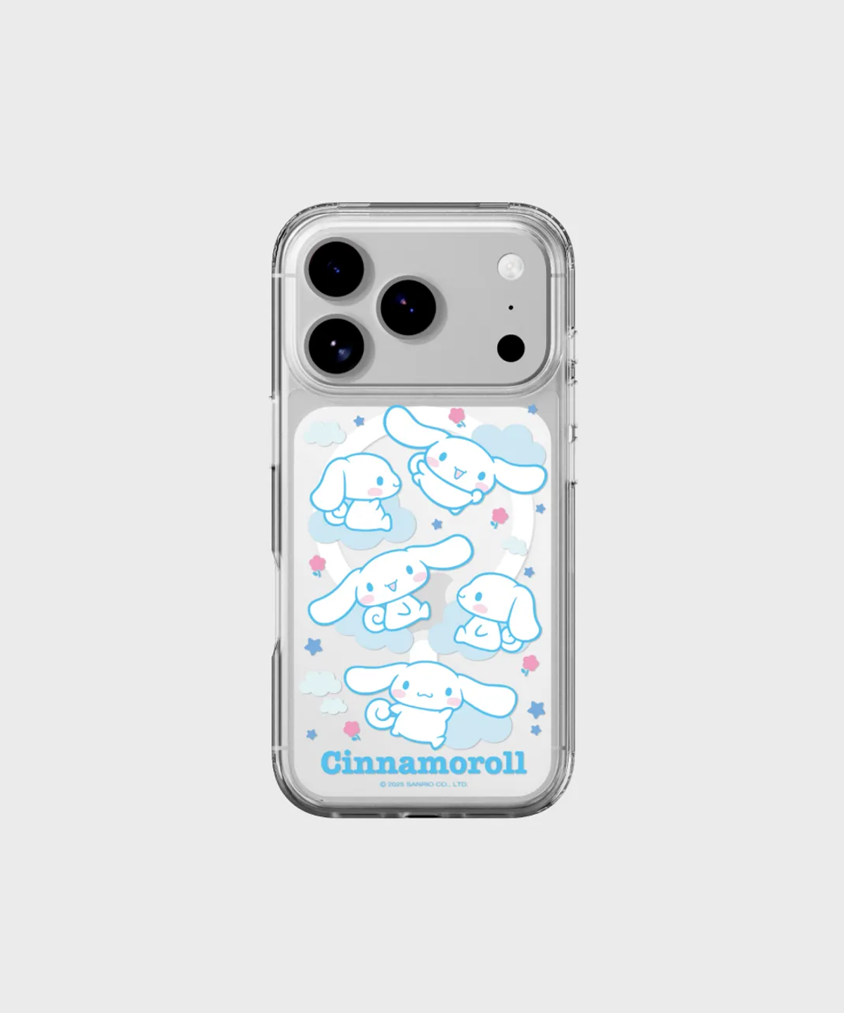에스엘비에스(SLBS) 시나모롤 패턴 맥세이프 케이스 for iPhone 17 Series