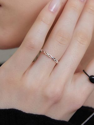 [Silver 925]Chain Open Ring